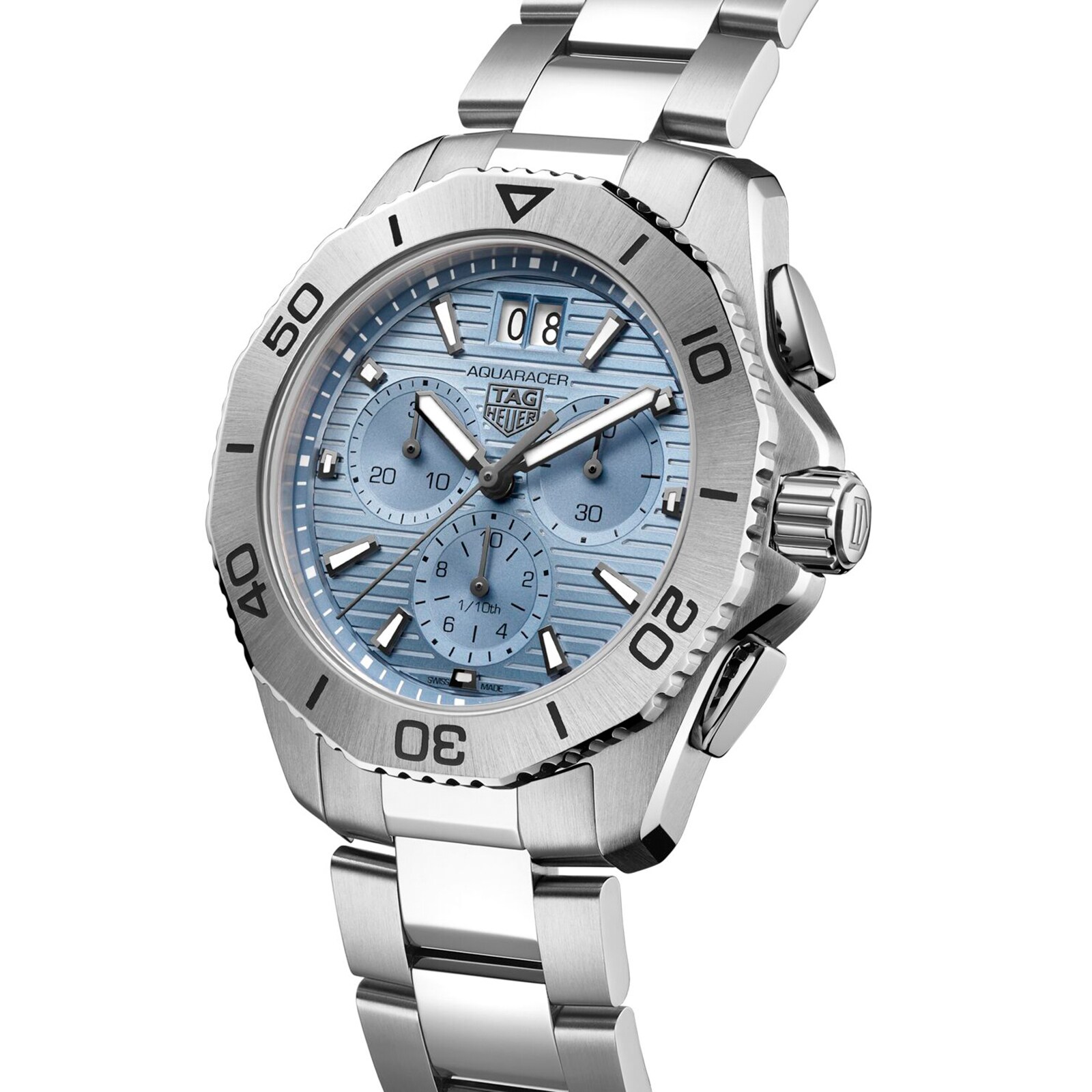 TAG Heuer Aquaracer Chronographe 40mm Mens Watch Bleu CBP1112.BA0627 – Image 2