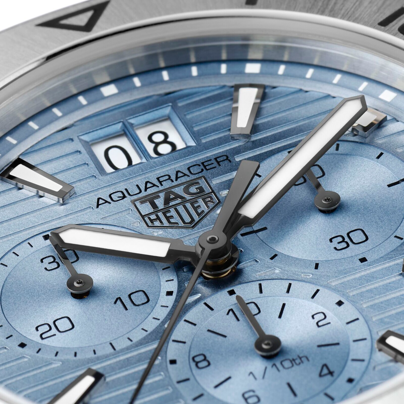 TAG Heuer Aquaracer Chronographe 40mm Mens Watch Bleu CBP1112.BA0627 – Image 4