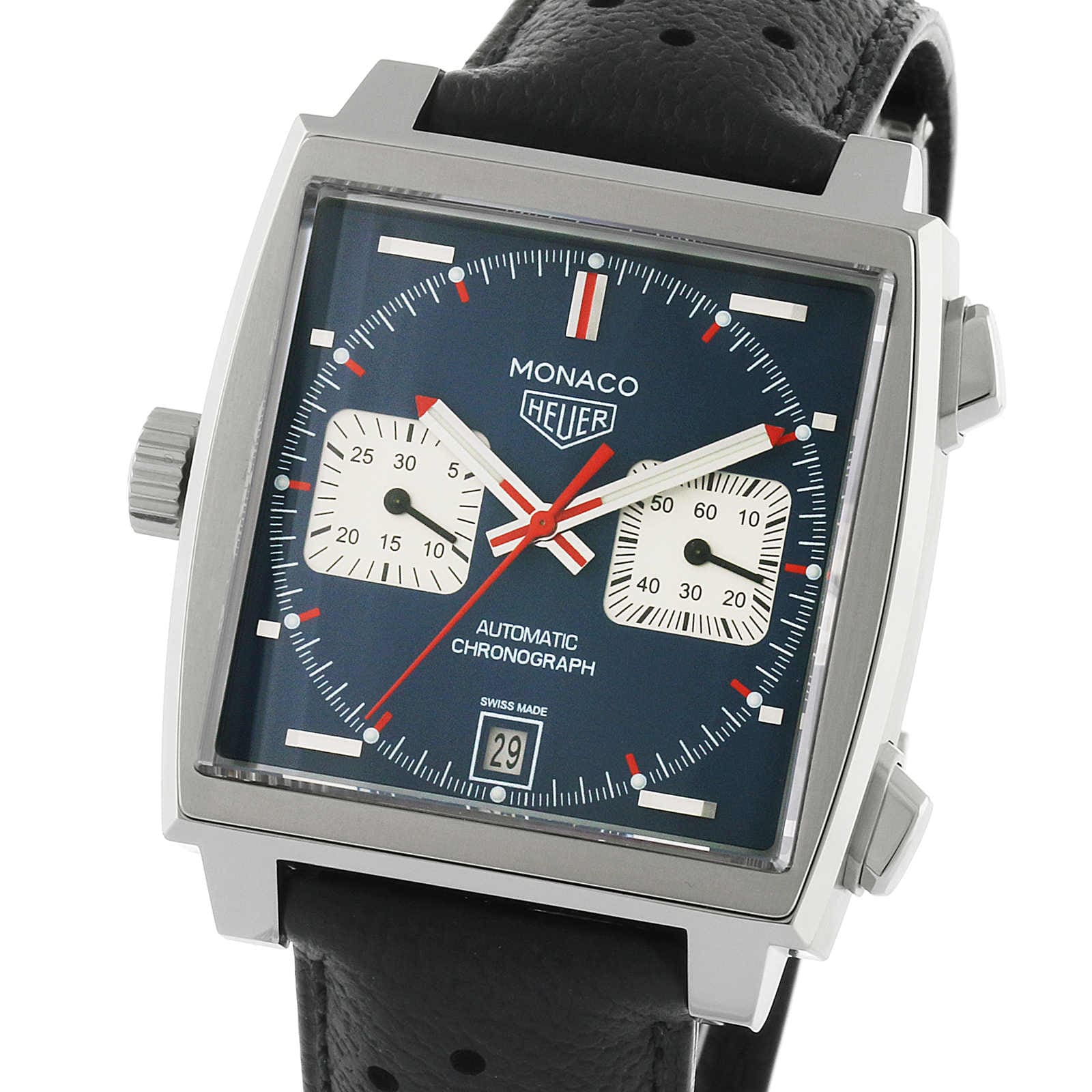 TAG Heuer Vintage Monaco Automatic 39mm Mens Watch CAW211P.FC6356 – Image 4