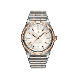 Breitling Chronomat Automatic 36 Acier inoxydable et or rouge 18k (serti) Nacre U10380591A2U1
