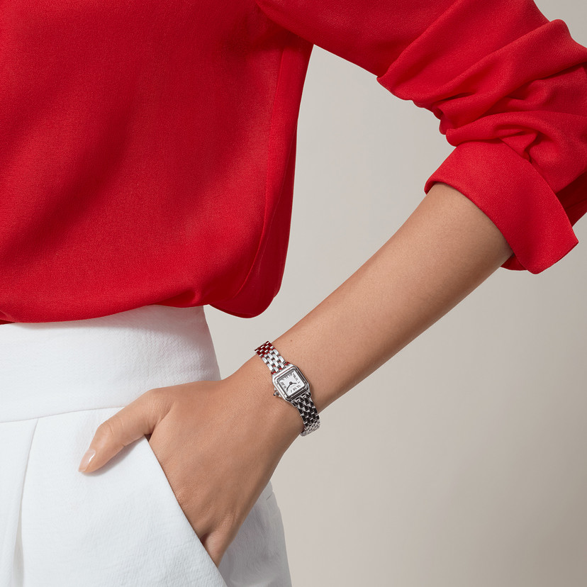 Cartier Montre Panthère de Cartier Mini modèle mouvement à quartz acier – Image 9