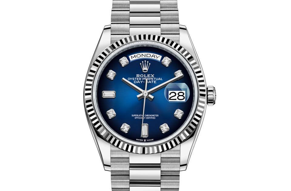 Rolex Day-Date 36 Oyster 36 mm or blanc M128239-0023