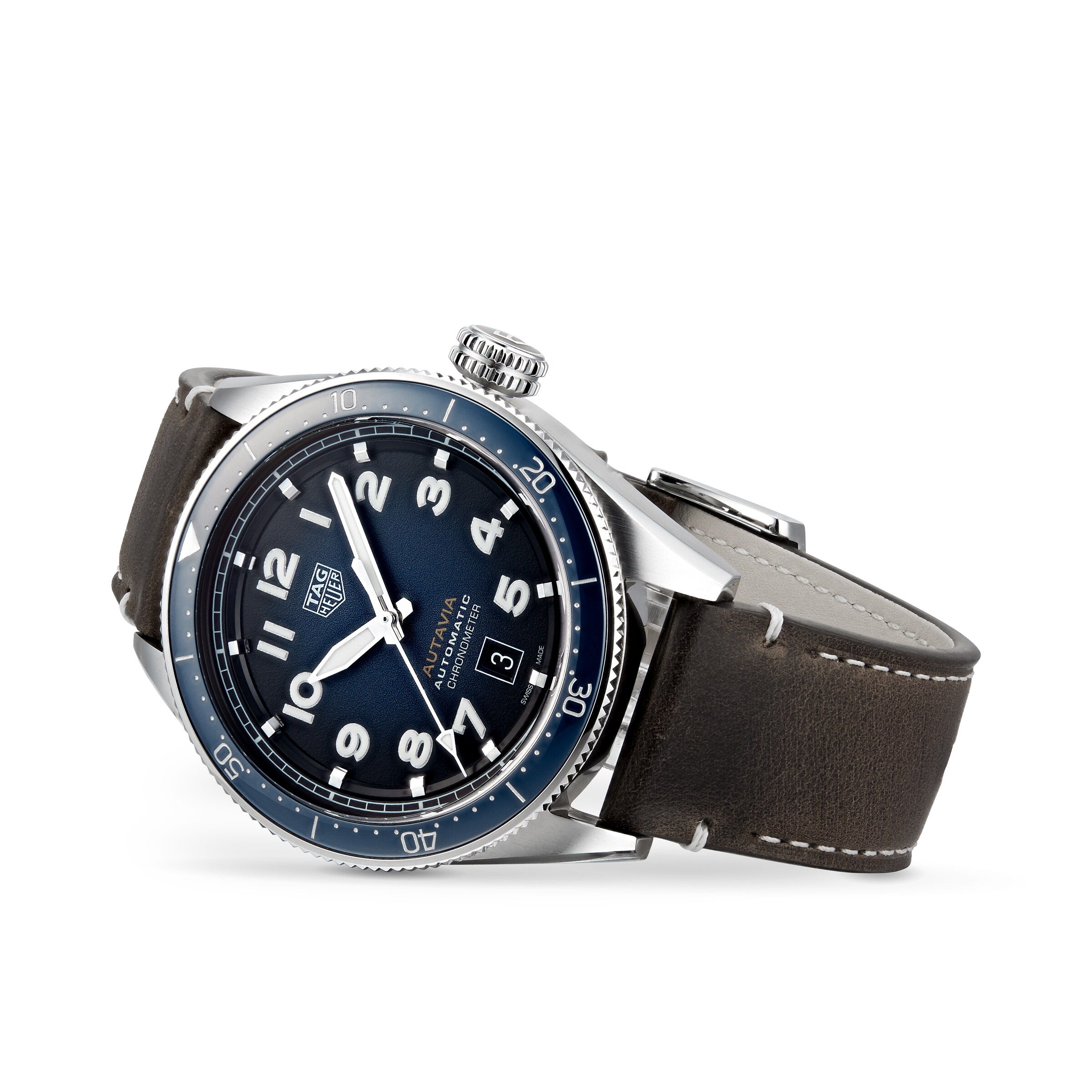 TAG Heuer Autavia COSC 42mm Mens Watch WBE5116.FC8266 – Image 2