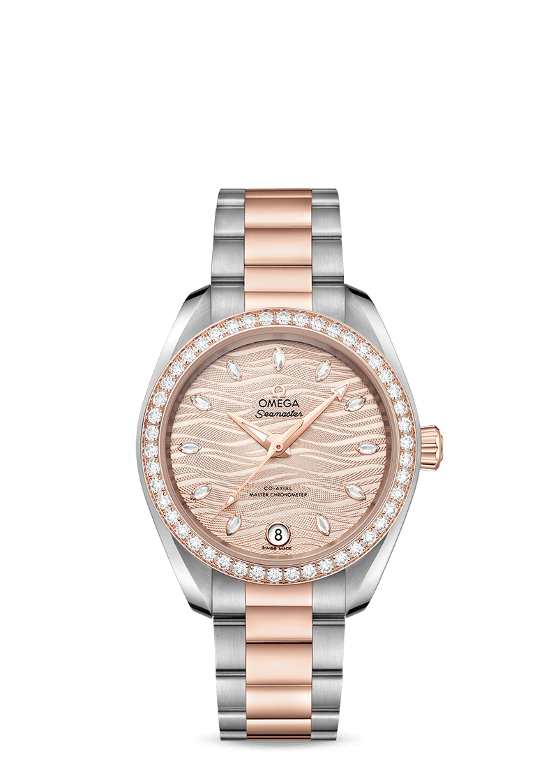 Omega Seamaster Steel Sedna Gold Chronometer Watch 220.25.34.20.59.001