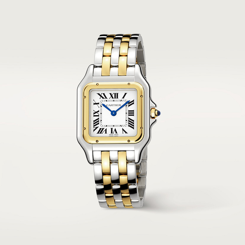 Cartier Montre Panthère de Cartier Moyen modèle mouvement à quartz or jaune acier – Image 2