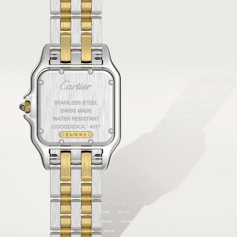 Cartier Montre Panthère de Cartier Moyen modèle mouvement à quartz or jaune acier – Image 4
