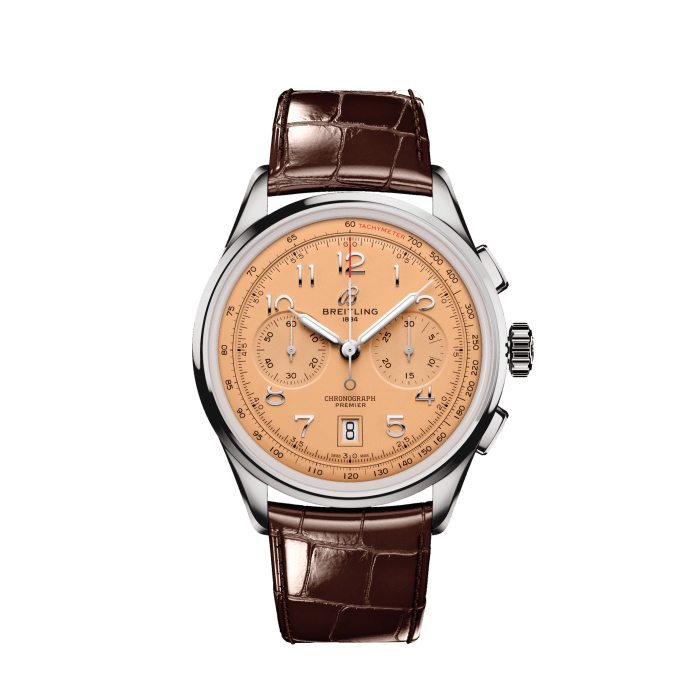 Breitling Premier B01 Chronographe 42 Acier inoxydable Cuivre AB0145331K1P1