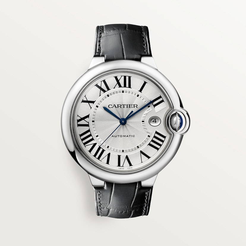 Cartier Montre Ballon Bleu de Cartier 42 mm acier cuir