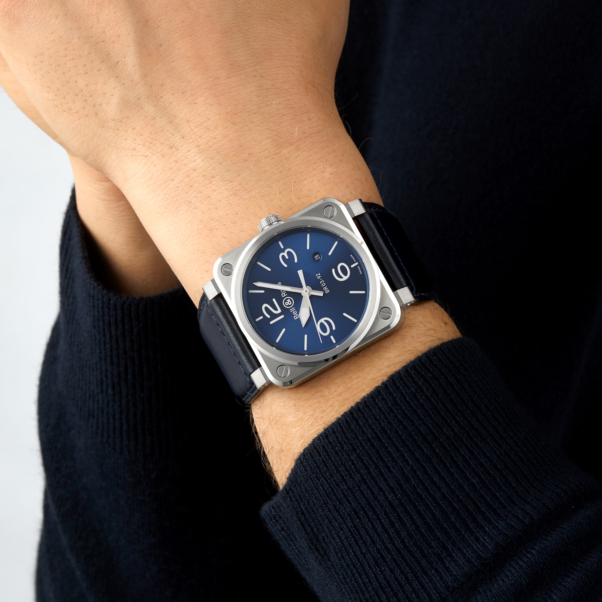 Bell Ross BR 03-92 BLUE STEEL 42mm BR0392-BLU-ST/SCA – Image 2