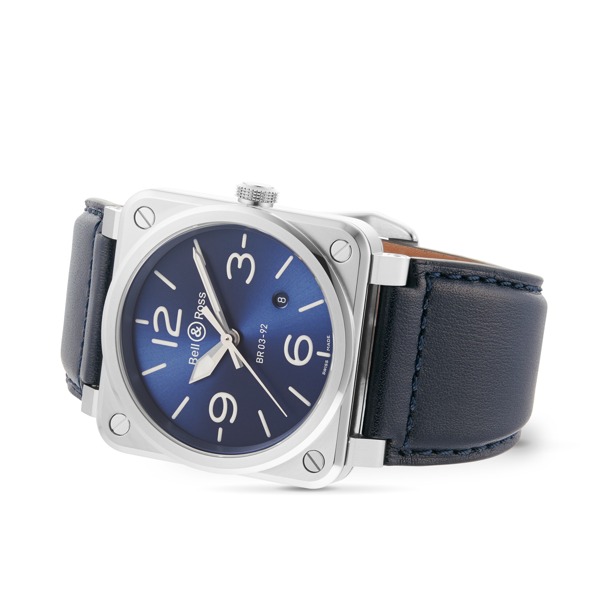 Bell Ross BR 03-92 BLUE STEEL 42mm BR0392-BLU-ST/SCA – Image 3