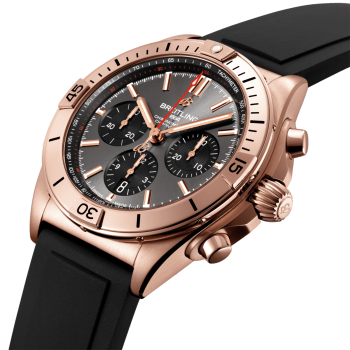 Breitling Chronomat B01 42 Or rouge 18k Anthracite RB0134101B1S1 – Image 2