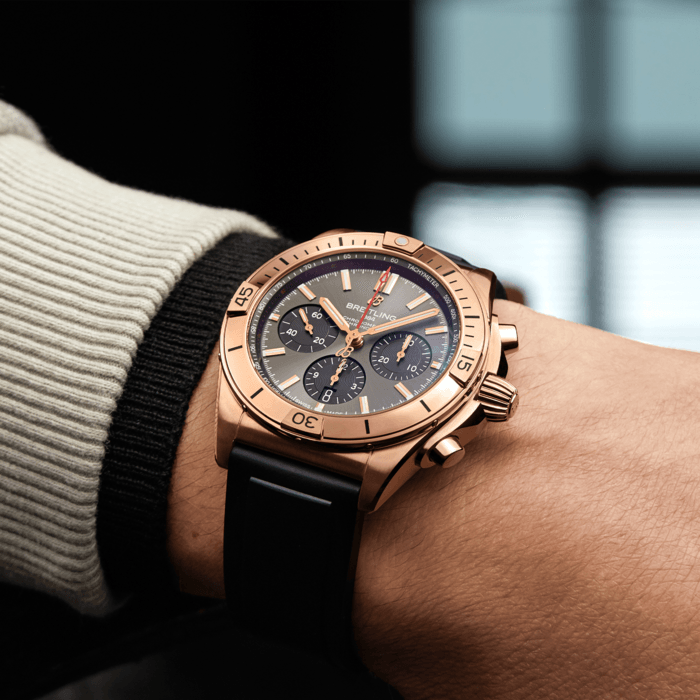Breitling Chronomat B01 42 Or rouge 18k Anthracite RB0134101B1S1 – Image 5