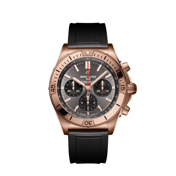 Breitling Chronomat B01 42 Or rouge 18k Anthracite RB0134101B1S1