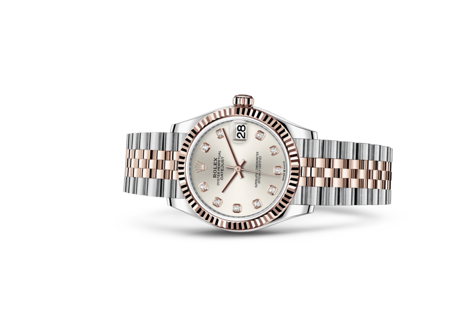 Rolex Datejust 31 Oyster 31 mm Oystersteel et or Everose M278271-0016 – Image 2